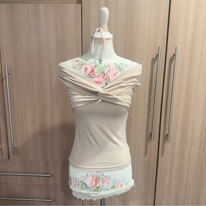 Floral Off-Shoulder Top